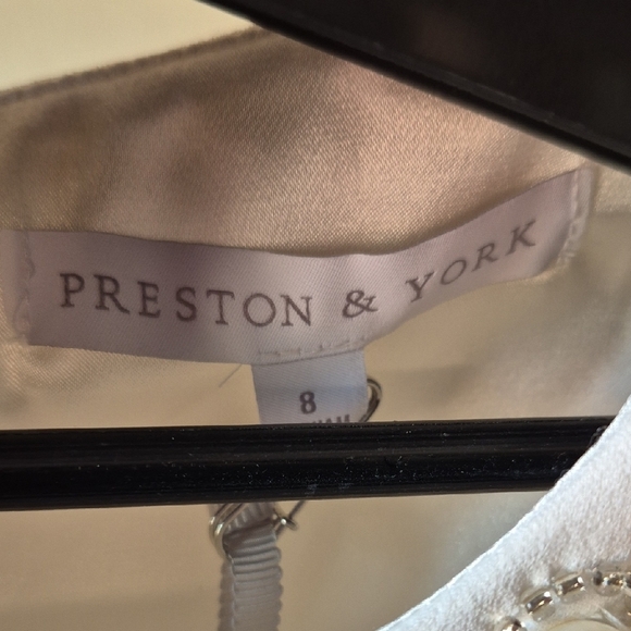 HOLIDAY SALE Preston & York Cream Dress with Pearl Details - Picture 2 of 6